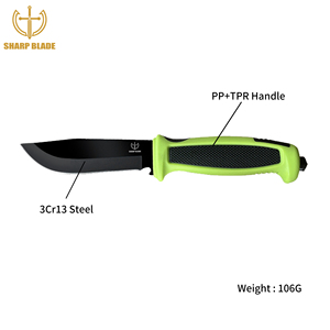 Couteau de chasse tactique à lame fixe Yeehand lame en acier avec poignée boussole et gaine <span class=keywords><strong>ABD</strong></span> personnalisable OEM - Product Image 5