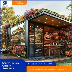 Conteneur mobile de style influenceur, à double étage, pour café, restaurant BBQ, usage commercial, marché de nuit et terrasse - Product Image 4