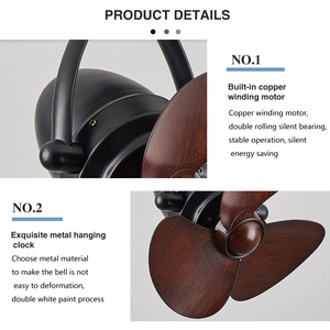 Trong Nhà Trang Trí 12 Inch Im Lặng Phòng Khách Có Thể Đảo Ngược <span class=keywords><strong>DC</strong></span> Động Cơ Hiện Đại Thông Minh Thiết Kế Điều Khiển Từ Xa Quạt Trần - Product Image 4