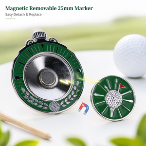 Marcador de Pelotas de Golf Magnético Personalizado OEM con Centro Extraíble para Club de Golf y Promoción de Marca - Product Image 3