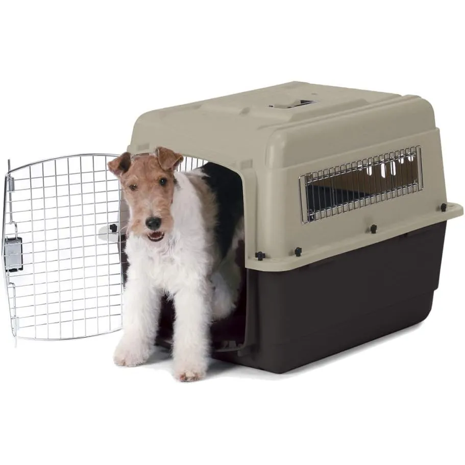 Portable Airline Approved Top-load Pet Kennel Cats Travel Cage Plastic Dog Cat Travel Carrier