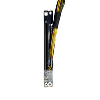 Câble Riser PCIe 6.0 16X CEM vers MCIO 8X *2 PORTS + PH3.0 4P CEM Empilable Mono-couche