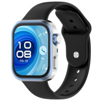 Correa de Silicona Suave con Hebilla Invertida, Correa de Repuesto Deportiva para Reloj Huawei Fit 3 4 5 Fit 4 Pro Fit 5 Pro