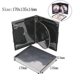 Boîte d'emballage en PP pour disque optique CD monté sur voiture, boîte de rangement pour disque DVD, boîtier pour disque VCD sont utilisés pour les enregistrements de célébration de mariage. - Product Image 4