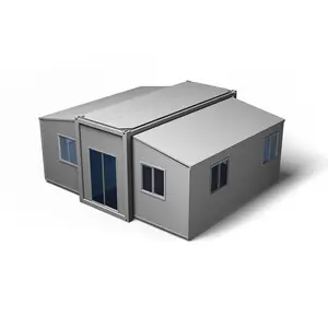 20Ft 40Ft Prefab Expansível Dobrável Pré-fabricada Dobrável Moderna Modular Container Houses Villa