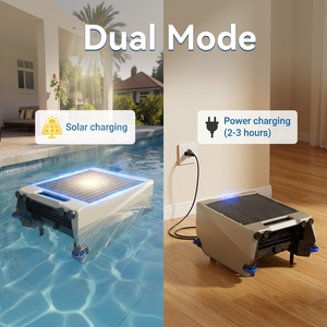 <span class=keywords><strong>Robot</strong></span> Skimmer Automatico Portatile per <span class=keywords><strong>Piscina</strong></span> ad Energia Solare in ABS con Batteria <span class=keywords><strong>da</strong></span> 5200mAh per la Pulizia della Superficie della <span class=keywords><strong>Piscina</strong></span> - Product Image 3