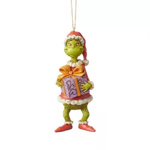 Adorno Navideño de Resina Pintado a Mano en 3D del <span class=keywords><strong>Grinch</strong></span>, con Mini Árbol de Navidad, Colgante Decorativo, Personaje de Película, Regalo Navideño - Product Image 5