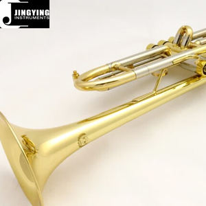 2023 Jingying musique laiton vent, corps en laiton professionnel importé Monel <span class=keywords><strong>Piston</strong></span> JYTR-A698 trompette modèle lourd - Product Image 2