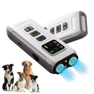 Dual-đầu siêu âm Dog Repeller với LED Flash ngoài trời kiểm soát sủa devicer sạc Dog Bark răn đe các thiết bị - Product Image 3
