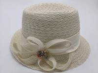 Sombrero Cloche de Poliéster Tejido Elegante Personalizado para Mujer con Lazo de Malla con Cuentas, Estilo Vintage, para Fiesta, Boda, Aire Libre
