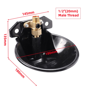 Automatische Kupferventil-Schaftränke 0,6L Edelstahl-Wasserspender Gusseisen-Rinder- und Schaftränke - Product Image 3