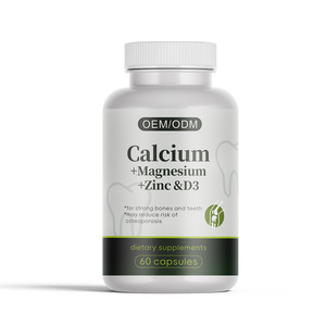Tableta Masticable de Calcio, <span class=keywords><strong>Magnesio</strong></span>, <span class=keywords><strong>Zinc</strong></span> <span class=keywords><strong>y</strong></span> Vitamina D3 de Marca Privada OEM <span class=keywords><strong>para</strong></span> la Fortaleza de Huesos <span class=keywords><strong>y</strong></span> Dientes, <span class=keywords><strong>para</strong></span> Adultos, Grado Alimenticio, 24 Unidades - Product Image 3