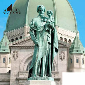 Estatua de la Virgen María de Metal para Iglesia, Estatua Religiosa Cristiana de la Virgen María, Estatua de Bronce de Tamaño Real para Exteriores - Product Image 6