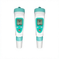Stylo pH-mètre portable, testeur de qualité de l'eau, testeur d'acidité et de base, testeur de salinité, stylo multifonctionnel pour l'analyse de l'eau