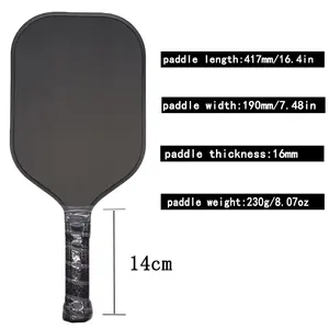 Carbon Fiber Pickleball Paddles Thermoformed Honeycomb Core Professional CRBN Same Model Pickleball Rackets