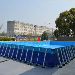 Piscina Infantil Portátil Keyubo de 5.2*2.8*1m - Piscina <span class=keywords><strong>con</strong></span> Marco de PVC Ligero, Fácil de Instalar en el Jardín y el Hogar - Product Image 1
