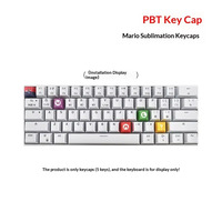 5 Sides Dye Sublimation PBT Keycaps Mario Personalized Supplement Mechanical Keyboard Keycap Customizable Key Cap