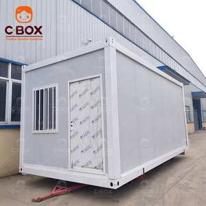Cbox Fast Build, bâtiments préfabriqués plats de 20 pieds, villas modulaires mobiles, bureaux, maisons minuscules, bungalows, garages, maisons préfabriquées en acier, conteneurs - Product Image 2
