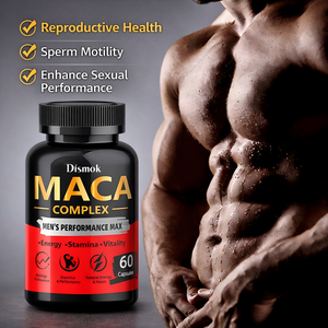 Капсулы OEM Maca Plus с экстрактами женьшеня и родиолы, формула с высокой усвояемостью для энергии, выносливости и улучшения работоспособности - Product Image 2