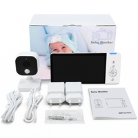 Caméra de surveillance pour bébé avec écran IPS de 5 pouces, vision nocturne, audio bidirectionnel, surveillance directe de la chambre de bébé, moniteur de téléphone pour bébé, 2026