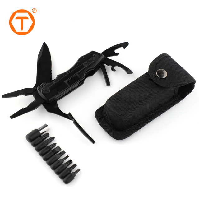 Herramienta Multiusos Mini Pocket Multi Tools Multitool Zange Folding Pliers Multi-tools with EDC Sheath
