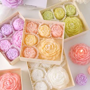 Bougie artisanale de luxe en cire de soja, parfumée aux fleurs, aromathérapie pour cadeaux de mariage, cadeaux d'anniversaire, remise de diplôme, décoration intérieure - Product Image 2