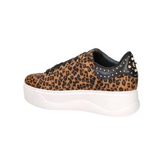 Sneakers Donna Cult CLW464000 Marrone con Stampa Leopardata e Suola Chunky - Product Image 3