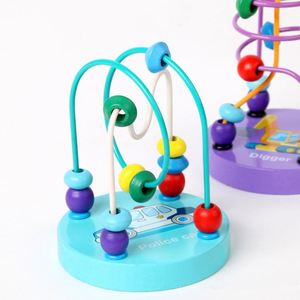 Juguete de Madera Montessori para Niños, Circuito de Rodillos Colorido, Laberinto de Cuentas, Regalo de Cumpleaños para Niños Pequeños, Unisex - Product Image 2