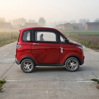 Coc EEC Véhicules Électriques à Énergie Nouvelle en Promotion, Mini-Voiture Électrique Manuelle Légère à Propulsion Arrière (RWD) 4 Roues Cabinscooter pour Famille, Facile à Conduire et Sûre