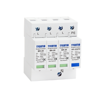 Dispositif de protection contre les surtensions triphasé industriel BR275-20 3+1 20kA T2, IP20, certifié CE, UL94-V0, équipement électronique