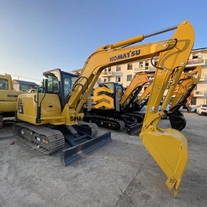 Excavadora de cadenas Komatsu PC56 de 5 toneladas, de segunda mano, importada de Japón, para demolición y construcción, de uso duradero. - Product Image 1