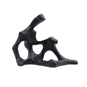 Casa minimalista italiana personaggi di legno di modellazione astratta piccoli ornamenti in resina per la libreria ufficio decorazione del Desktop artigianato - Product Image 5