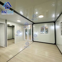 Maison préfabriquée mobile extensible en conteneur de 40 pieds, 20 pieds, 30 pieds, normes locales, cuisine extérieure, appartement pour grand-mère