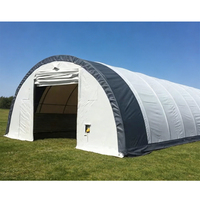 Bâtiments en tissu à double treillis résistants aux intempéries, abri de stockage en PVC, tentes de stockage, abri de jardin, tente de garage
