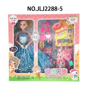Ensemble de jeu de poupée pour enfants, jouet de beauté et de mode, <span class=keywords><strong>mini</strong></span> dame en plastique, jeu de simulation pour filles - Product Image 3