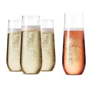 10 once logo personalizzato stemless champagne flauti tulipano <span class=keywords><strong>bicchiere</strong></span> di champagne <span class=keywords><strong>bicchiere</strong></span> di vino - Product Image 2
