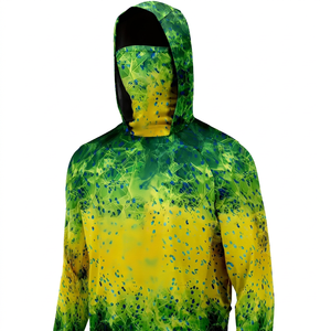 Men's Custom Printed <b>Long</b> <b>Sleeved</b> Quick Dry Windproof Fishing Jersey Breathable Outdoor Clothing with UPF50+ Waterproof Feature - Product Image 1
