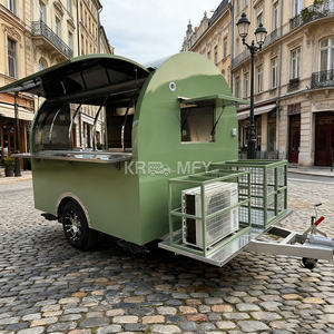 Carrito de Venta de Hot Dogs, Remolque Móvil para Helados y Snacks, Camión de Comida Rápida con Cocina Completa - Product Image 4