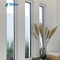Diseño innovador estilo personalizado Ventanas de aluminio ventana de vidrio fija utilizada para exteriores
