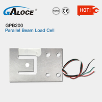 Báscula de plataforma GPB200 Galoce con celda de carga plana mini de 30kg, 75kg, 150kg, 300kg
