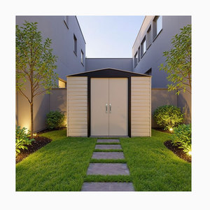 Cobertizos de almacenamiento al aire libre Estructura firme Almacenamiento de utilidad Cobertizo <span class=keywords><strong>para</strong></span> <span class=keywords><strong>bicicletas</strong></span> Almacén americano - Product Image 2