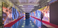 Écran LED publicitaire d'intérieur P4.81 en gros, haute luminosité 600 cd/m², taux de rafraîchissement 3840 Hz, panneau d'affichage 500x500