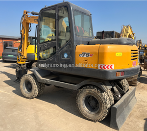 4x4 di alta qualità usato Mini escavatore ruota Made in China con parti di riparazione per sempre libero-componenti Core motore e motore - Product Image 1