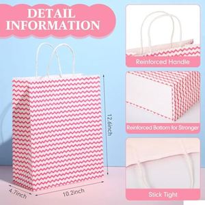 ถุงกระดาษสีสันสดใสพิมพ์ลายได้ตามต้องการ สำหรับใส่ของขวัญ ของชำร่วย ของแจกในงานปาร์ตี้ หรือใช้ในธุรกิจ พร้อมหูหิ้ว รีไซเคิลได้ - Product Image 2