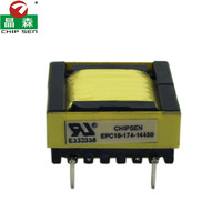 Transformateur de commutation haute fréquence EPC19 220V 24V à noyau de ferrite, monté sur circuit imprimé, petite puissance personnalisée