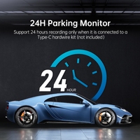 AZDOME kamera mobil M200, kamera dasbor HD penuh WIFI Built-in g-sensor WDR kotak hitam mobil mudah dipasang kamera dasbor 1080P pintar