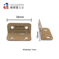 Weide bao Günstige Eisen halterung Ecke schwarz Bett rahmen Möbel Link Support