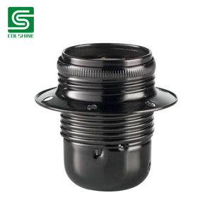 Base de Lámpara Colgante Negra FS05 de Latón con Rosca <span class=keywords><strong>E27</strong></span> <span class=keywords><strong>220V</strong></span> para Diseños de Iluminación Vintage Industrial DIY Colshine - Product Image 2