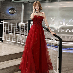 Abiti da sera lunghi in cristallo senza spalline neri di lusso Sexy lussuosi - Product Image 2