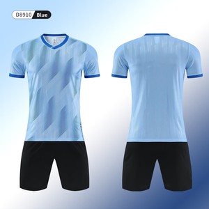 Seragam Sepak Bola Kelas Atas Pria Dewasa Cepat Kering Lengan Pendek Latihan Kompetisi Seragam Tim Jersey Olahraga Kustom - Product Image 1